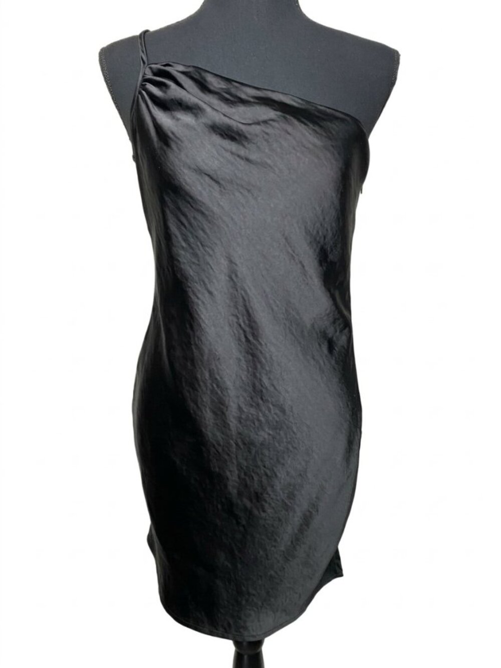 Nasty Gal "Heartbreak City" One Shoulder Satin Mini Dress US 6